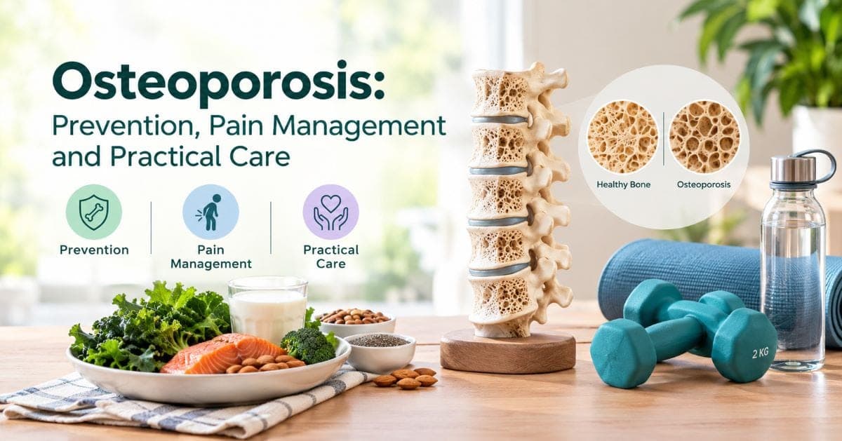 Osteoporosis: Prevention, Pain Management and Practical Care
